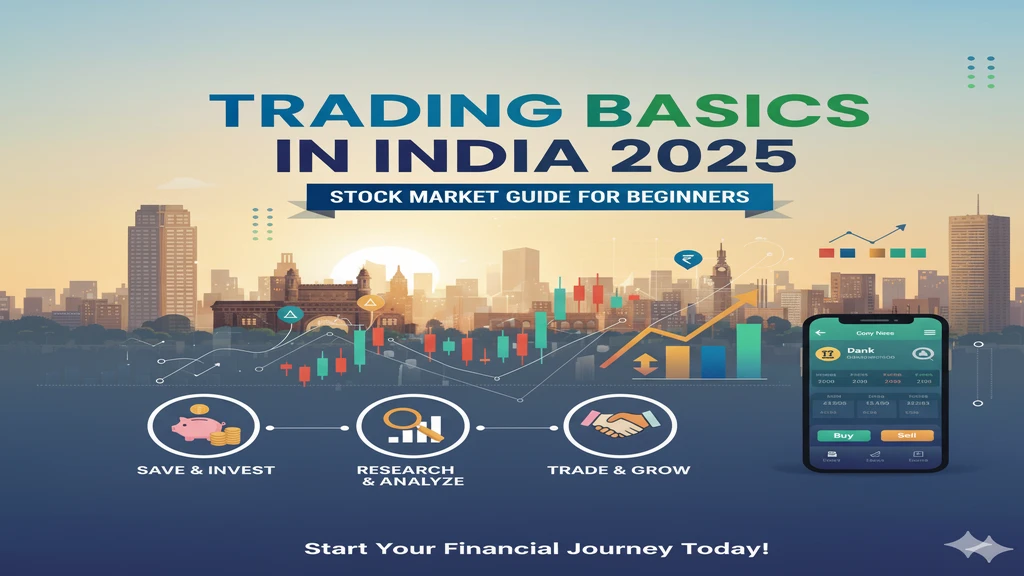 Trading basics in India 2025 – stock market guide for beginners