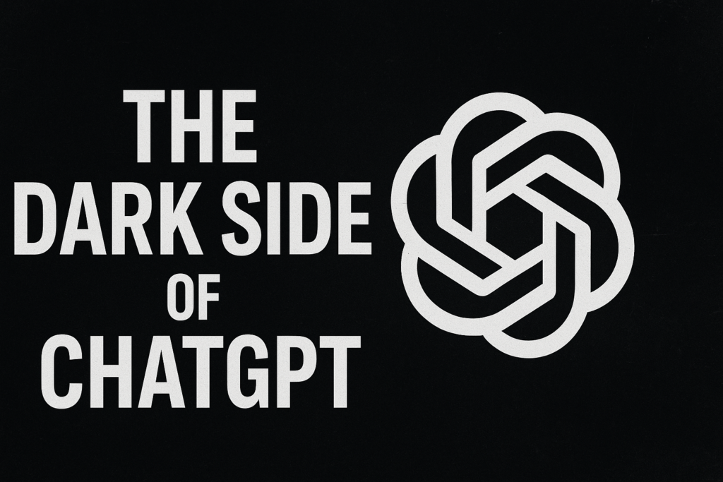 The dark side of ChatGPT showing risks and ethical concerns