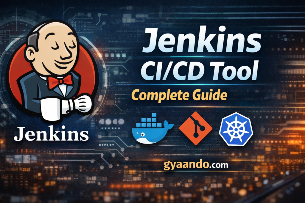 Jenkins CI/CD Tool architecture and pipeline workflow diagram